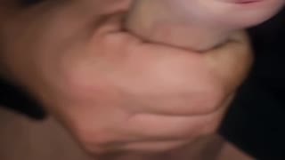 amateur italian guy cums with huge cock in homemade scene