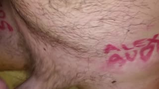 நான், ஆமேச்சர் இத்தாலியன், நண்பன் வீட்டில் பெரிய சூண்ணியுடன் விட்டுவிடப்பட்டேன், ஓய் மேன்