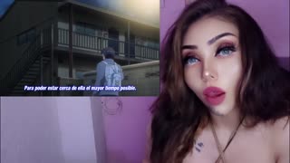 وہ اسے مستربٹ کرتے ہوئے پکڑتی ہے اور اسے سخت لینے پر آمادہ کرتی ہے - اماریا ایپ 1