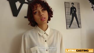 Cute Latina Teen Prepares for Amateur Casting with Natural Tits and Big Ass