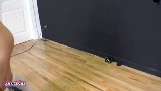 Och! Blond Starlette Storm bierze dilda i dużego kutasa głęboko w cipkę!