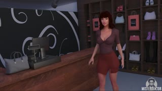 Busige Rothaar-MILF weg von zu Hause 214 feucht küssend Roleplay