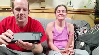 Revisão de Brinquedo para Casais do Dildo Ejaculador HiSmith 9.5