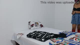 Hey, wanna see how this 18-year-old student rocks her uniform for a steamy session?