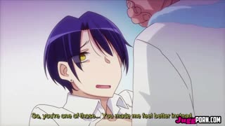 Siswa seksi ngancani batang kandel kanca kelas ing aksi hentai liar