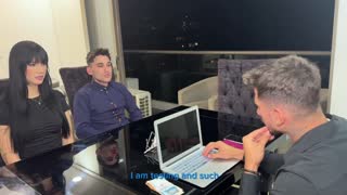 Threesome swap with Yennifer Chacon and El Papi for cash passports and double big cock cumshots