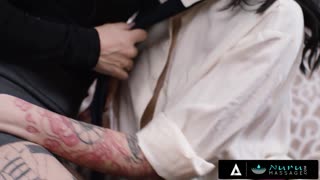 Horny MILF Sinn Sage Raw Fingers & Strap-On Slams Busty Charlotte Sins