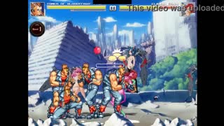 what's claudia facing in this hentai mugen gangbang?