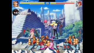 Ce îi face Claudia în acest gangbang hentai Mugen?