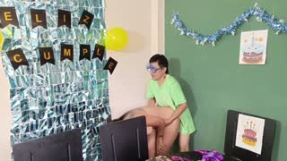 real homemade latina blowjob celebrates her big birthday