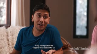 Selena Love og Max Fills leder vill ferie orgie med Seth Gamble og Melissa Stratton