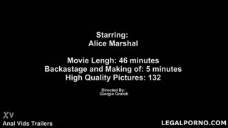 Alice Marshal 3 karer 1 jente første dobbel anal gaping GIO042