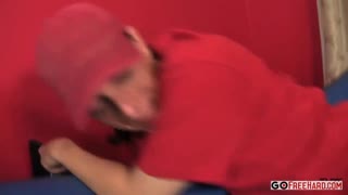 jocalyn stone fucks all over his bone on the couch in hardcore anal