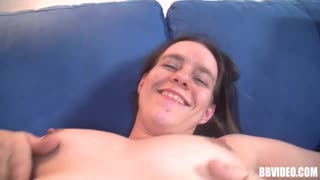 Busty German Milf Fingers Her Big Tits Solo