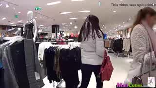 mallcuties teen 18+ amateur with big boobs gets fucked in public changing room 😈🍑🔥