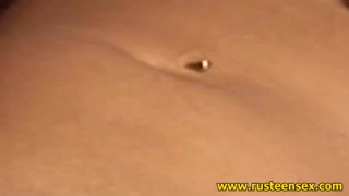 Russian 18+ Blonde Fingering Her Shaved Sweet Spot