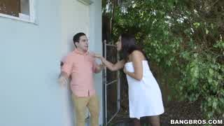 rachel starr's big tits tempt teen into hardcore bedroom fuck