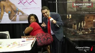 andrea diprè dominates caramel kitten's twerking curves in bold hardcore pounding