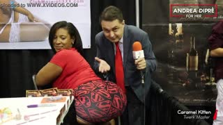 andrea diprè dominates caramel kitten's twerking curves in bold hardcore pounding