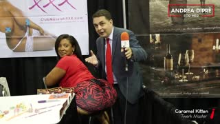 andrea diprè dominates caramel kitten's twerking curves in bold hardcore pounding