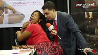 andrea diprè dominates caramel kitten's twerking curves in bold hardcore pounding