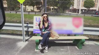 crystal rae trades her phone for a wild ride on bang bus