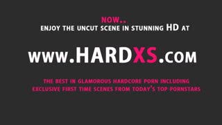 a blonde with bubble butt takes rough anal pounding from her man