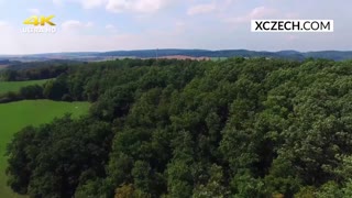 czech girl masturbates outdoors with deep pleasure