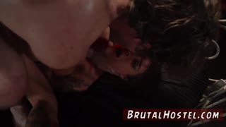 A blonde amateur teen 18+ dives into extreme dp domination and rough bondage sex for her first time