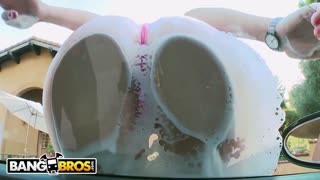 Intense thrill as Mandy Muse takes big booty anal in Bangbros fuck fest