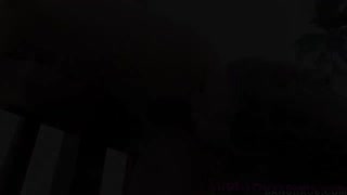 Stunning amateur dykes play with dildos in wild outdoor trio