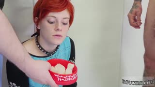 Suggestive Anal Squirting from Bound Teen 18+ Cummie Painal Cum Cat