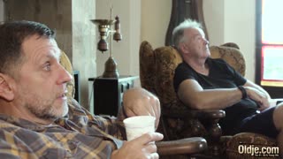 hey check this 19yo redhead getting fucked doggystyle by old man then gulping his cum