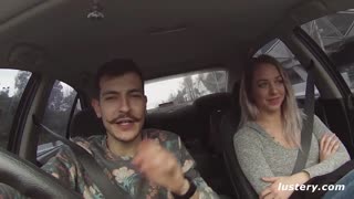 Amateur Couple Pounds Away in Luxury Suite!