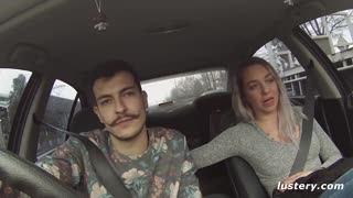 Amateur Couple Pounds Away in Luxury Suite!