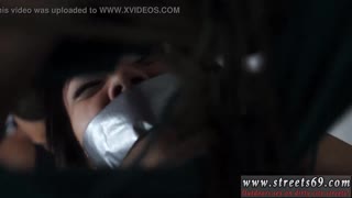 Euro babe Adrian Maya endures extreme BDSM anal creampie with foot licking domination