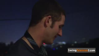 amateur swinger couples get hands-on during intimate massage exchange