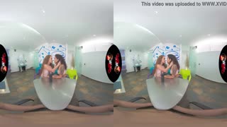 VRLATINA.COM GRAPHIC INTERRACIAL THREESOME VR IN 5K