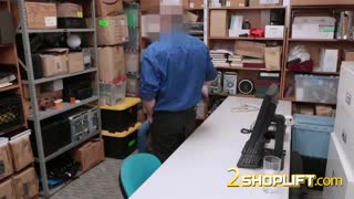 Hey, wanna see me open wide for the guard's massive white cock?