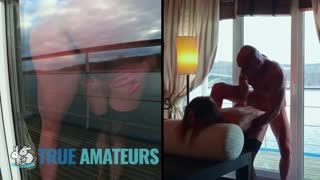 Wah! Pasangan panas fit liar anal liburan - Trueamateur!