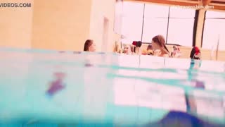 Hot Underwater Threesome With Sexy Teens 18+ In Tight Bikinis