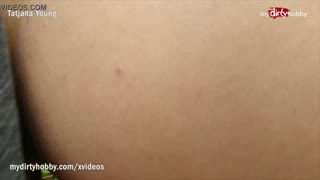 you catch busty german blonde spying then she blows you outdoors