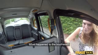 Candice Demellza gets abandoned then fucked hard in fake taxi after rimjob and blowjob