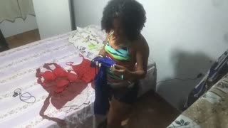 big ass girlfriend fucked backstage in guarujá