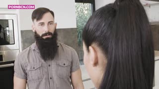 Petite latina apolonia lapiedra rough fucked by muscled big cock with blowjob footjob 4k