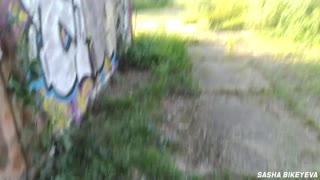 whoa, sasha bikeyeva's outdoor doggystyle blowjob ends with hot cum swallow! 🌳💦🇷🇺