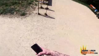 DTFdating: MILF Brunetta con Tette Grandi Pestata da Sconosciuto all'Aperto