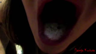 Everyday Milking Routine with Cum in Mouth Compilation