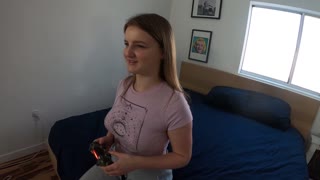 Teen 18+ loses game to Eliza Eves