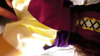 Amatérská cosplay Latina bere bareback creampie do kundy